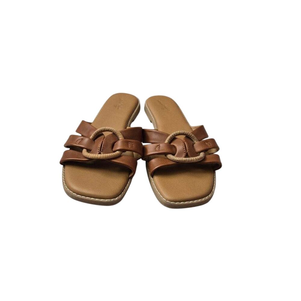 Universal Thread Women's Ramona Slide Sandals brown slip on size 8.5